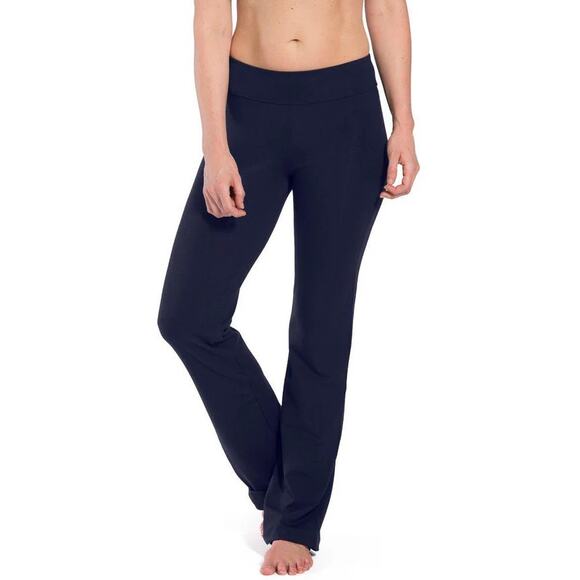 NWT Fishers Finery Navy EcoFabric™ Boot Leg Yoga Petite Pant Women's XL - Picture 1 of 11